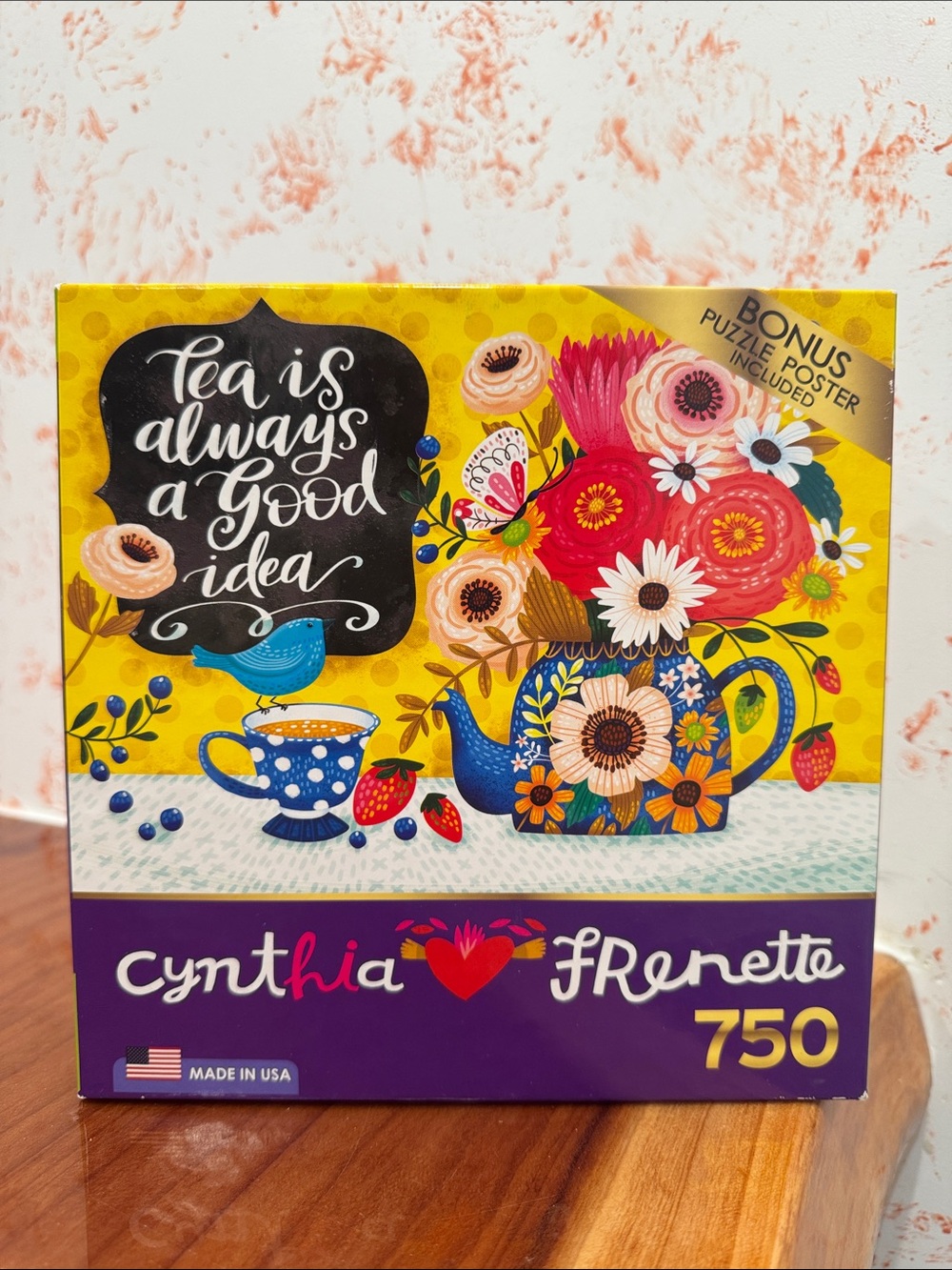 RoseArt Cynthia Frenette Springtime Tea - 750 Piece Puzzle